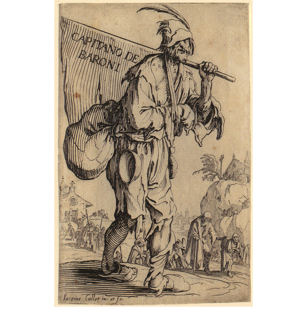 Jacques Callot: Bettler, 1622 / 1623 © ETH-Bibliothek Zürich, Graphische Sammlung / D 1099.1-25 / Public Domain Mark 1.0