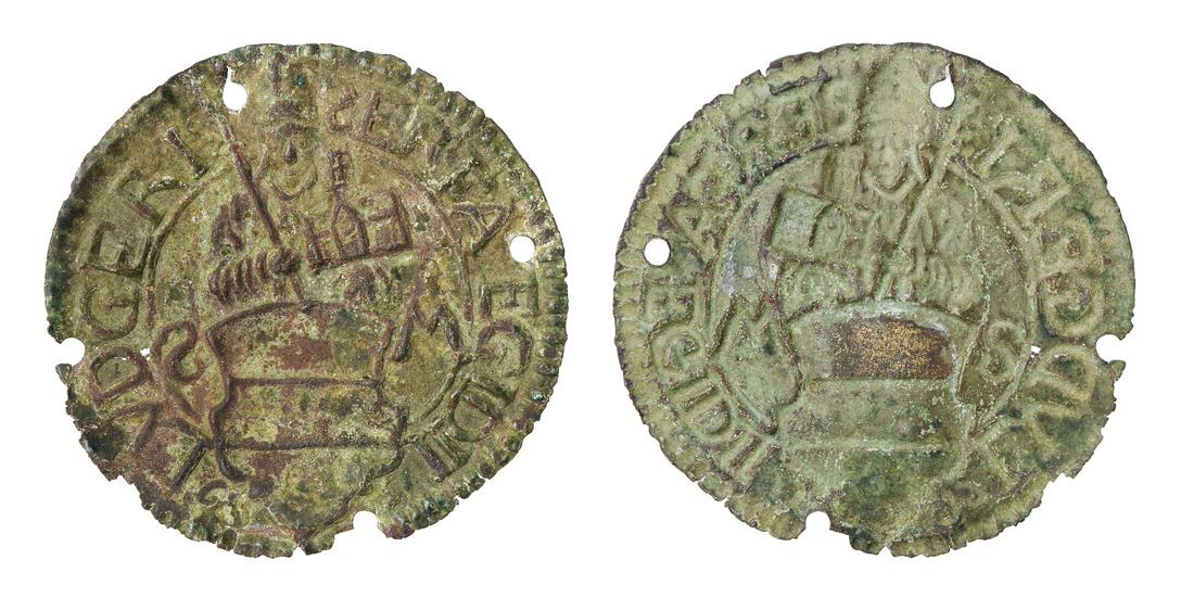 Bettlerzeichen der Stadt Münster, 1597 oder 1599
Bronze, geprägt, Dm. 37,5 mm
Inv.Nr. 11231 Mz
